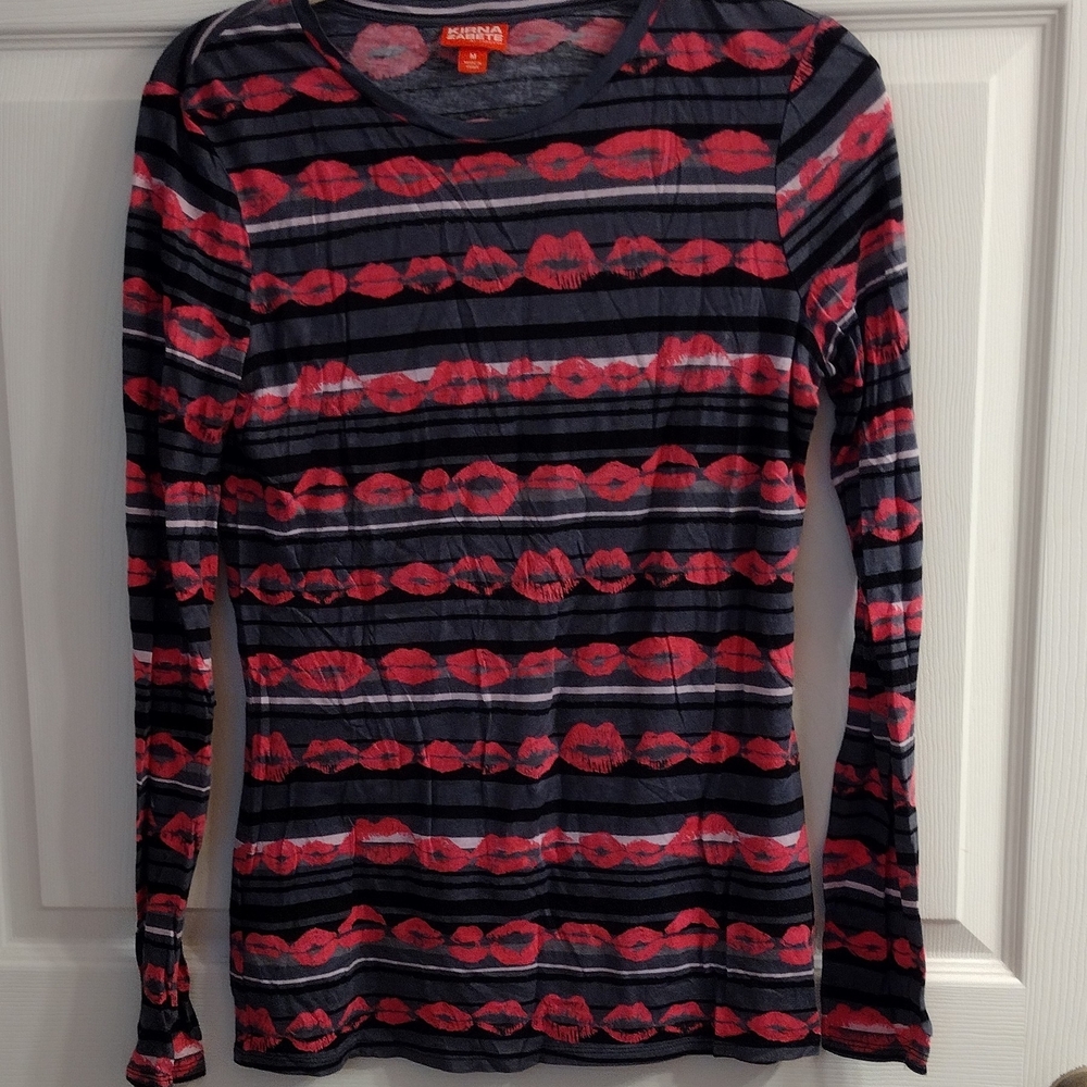 Lolita Girly Kirna Zabete for Target "Sealed With A Kiss Collab" L/S Tee, M
